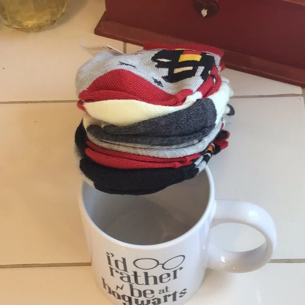 ‘Harry Potter’ Ankle Socks (6 pr) NWT
